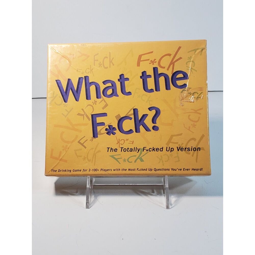 What The F*ck? Adult Party Drinking Game Complete 2006 Kheper Games
